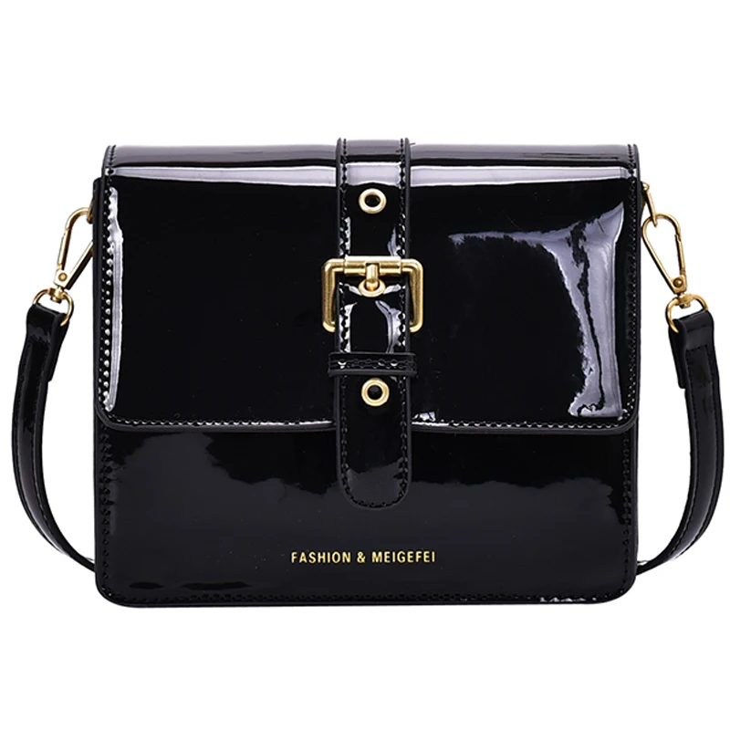 

191225 iVog New Arrival Everyday PU Female Small Shoulder Crossbody Handbag Black Fashion Hand Bags for Women 2019