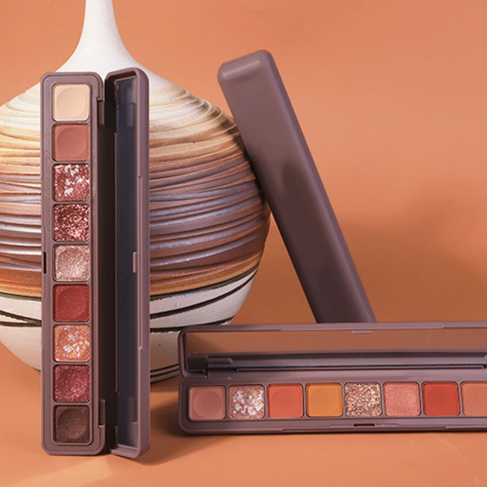 9 цветов блеск галактика тени для век пюре матовые Smoky Eyes Макияж Палитра мерцающий Пигмент Тени для век Блеск алмазные Тени Набор Косметика