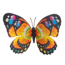 Красочная Фея Бабочка на палочке орнамент домашний сад ваза газон искусство Ремесло Декор 72XF