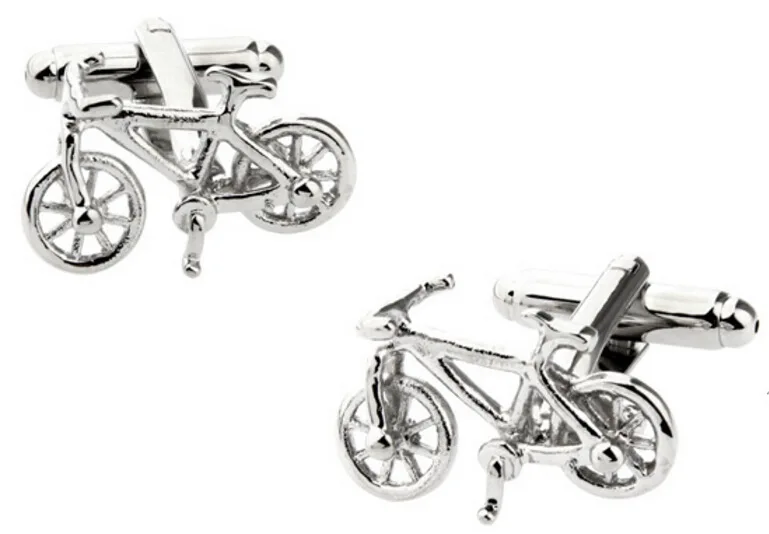 

New Style Personalized & Creative Men Gift Cufflinks Bicycle Modeling Fine Copper Cufflinks Manufacturers Wholesale