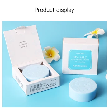 

Sea Salt Soap Handmade Soap Nourishing Firming Skin Anti-mite Oil-control Cleaning Pores Handmade Soap Cleansing S1