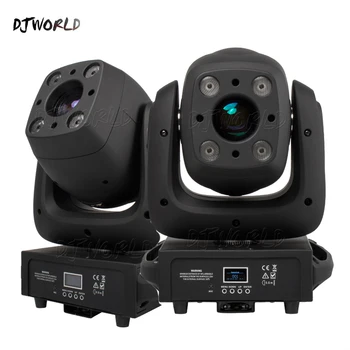 

Djworld 2pcs/lot Led 4x10W RGBW 4in1 Wash + 100W Spot Moving Head Light Gobo Beam Stage Light Powercon DMX512 Dj Dance Floor