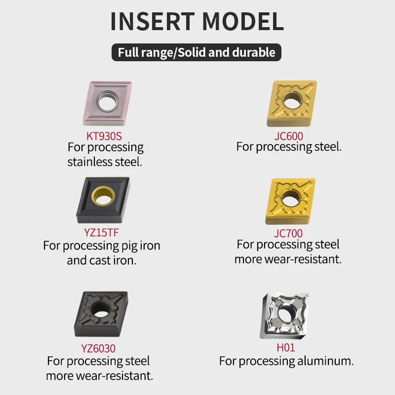 Porte-outil De Tournage Externe 1 Pièce CNMG12 Inserts En Carbure MCBNR/L Ensemble D'outils De Coupe De Tour Outillage Outils Bois Tonnelle Couteau Outils De Tour A Metaux Metaux CNC Cutter Lathe