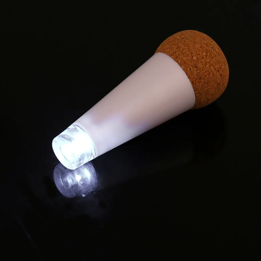 Перезаряжаемая USB круглая пробка Стоп Пробка для винной бутылки светодиодный белый светильник лампа событие
