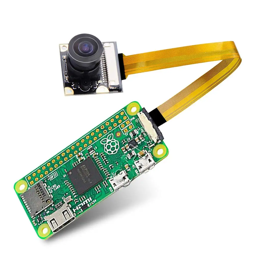 Raspberry Pi Zero W модуль камеры 5MP широкоугольный 160 градусов рыбий глаз OV5647 1080P HD кабель для веб-камеры для Raspberry Pi 3 B/B+ 2 zero