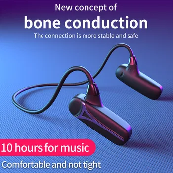 

Bluetooth V5.0 Earphones Wireless Headphones Noise Cancel Waterproof Sport Headsets with Microphone Earbuds PK Bone Conduction