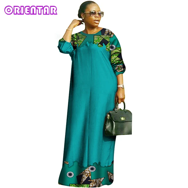 2020 African Dresses For Women Fashion Design Dashiki Women Bazin Riche O Neck Long Loose Dress Dashiki Plus Size 6xl Wy2879 African Dresses For Women African Dressafrican Dress Fashion Aliexpress