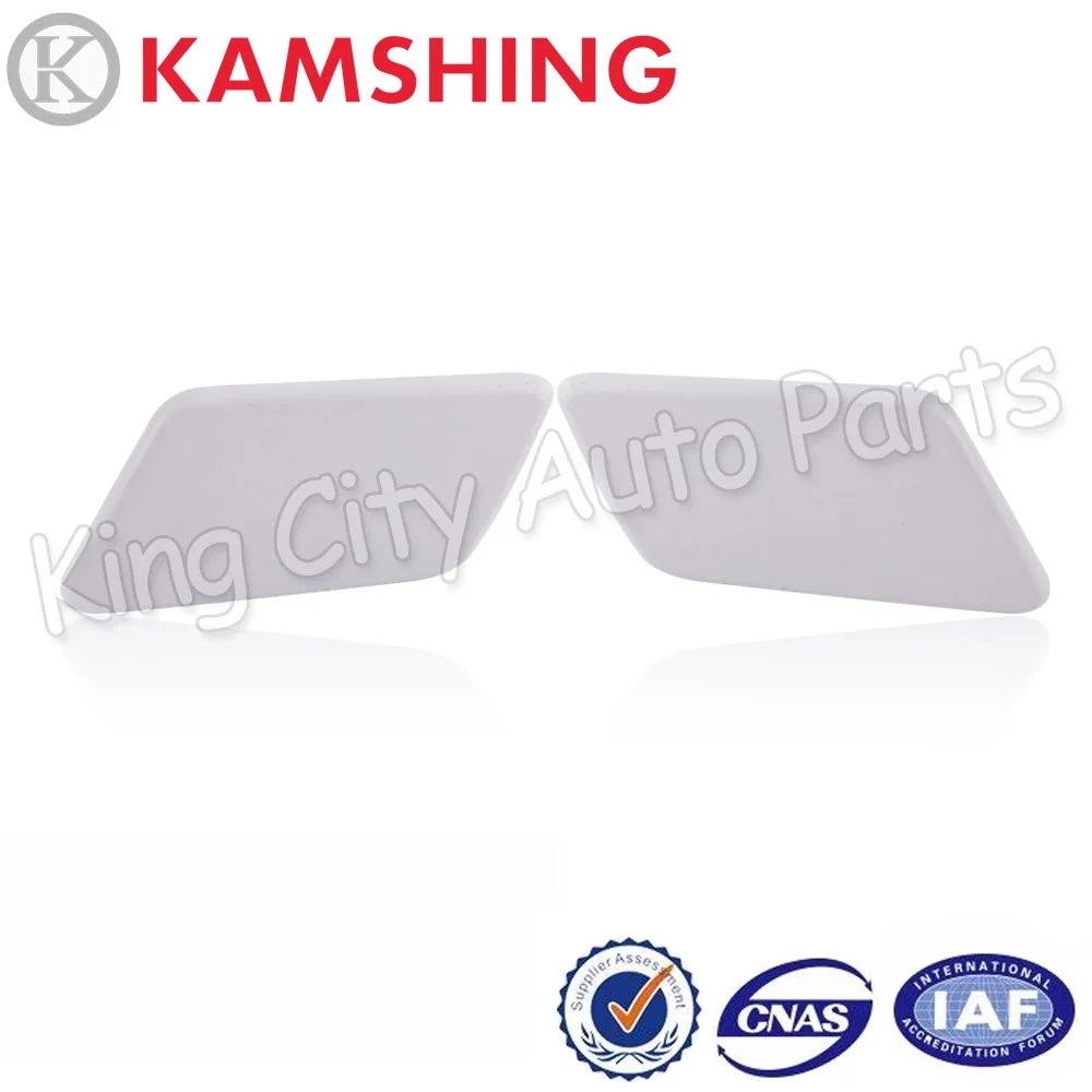 Кепки QX 1 пара для BMW X1 E84 2009-2012 автомобиля Неокрашенный левый и правый фар сопла крышка Кепки 51112993585 51112993586