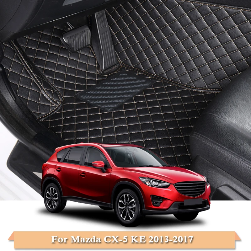 PU автомобильный коврик для Mazda CX-5 KE 2013- 2th CX-5- 5 мест LHD Автомобильный коврик для ног Авто ковровое покрытие внутренние аксессуары