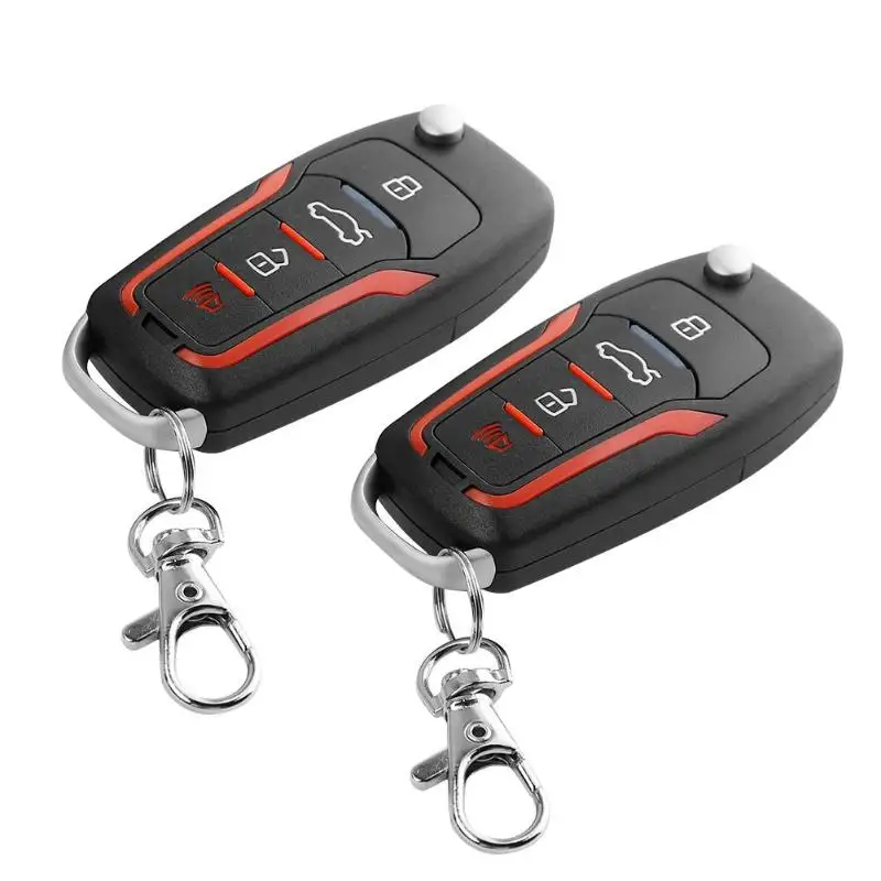 CK006 Автомобильная сигнализация, автомобильная система, универсальная защита, система безопасности, без ключа, сирена с 2 пультами дистанционного управления, защита от взлома