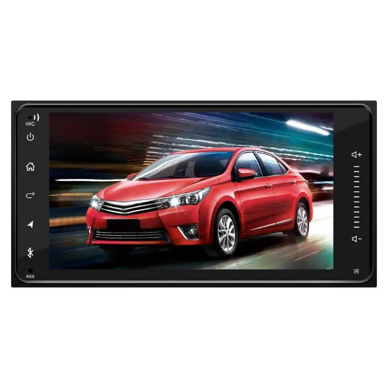  Android 8.1 HD Touch Screen Car Stereo Bluetooth GPS USB MP5 Player 1G+16G+TDA7388 Amplifier IC Hig