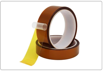 

10M/Roll Double-sided Kapton Tape Adhesive High Temperature Heat Resistant Polyimide 0.1mm Thickness