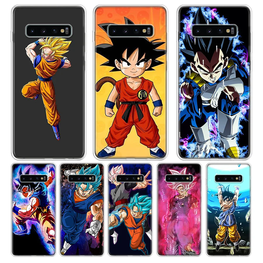 Phone Case fashion Silicone Dragon Ball For Samsung Galaxy S10 Lite Note 10 9 8 S9 S8 J4 J6 J8 + Plus S7 S6 Back Cover |