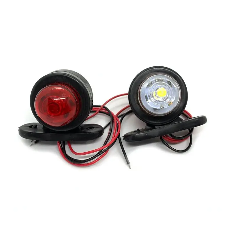

Waterproof Shockproof 2X 12V LED Truck Side Marker Light Indicator Side Marked Lamp RV Clearance Lamp