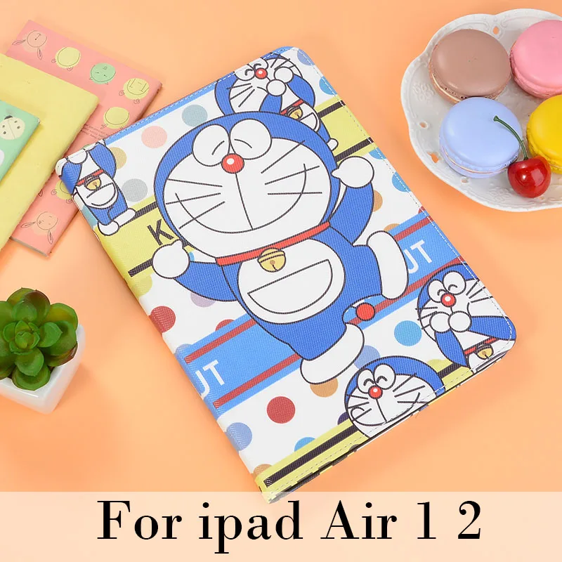 Защитный чехол для планшета из искусственной кожи для ipad Mini 1 2 3 4 5 флип смарт-чехол с подставкой Чехол с рисунком для ipad air1 2 ipad 9,7 - Цвет: Коричневый