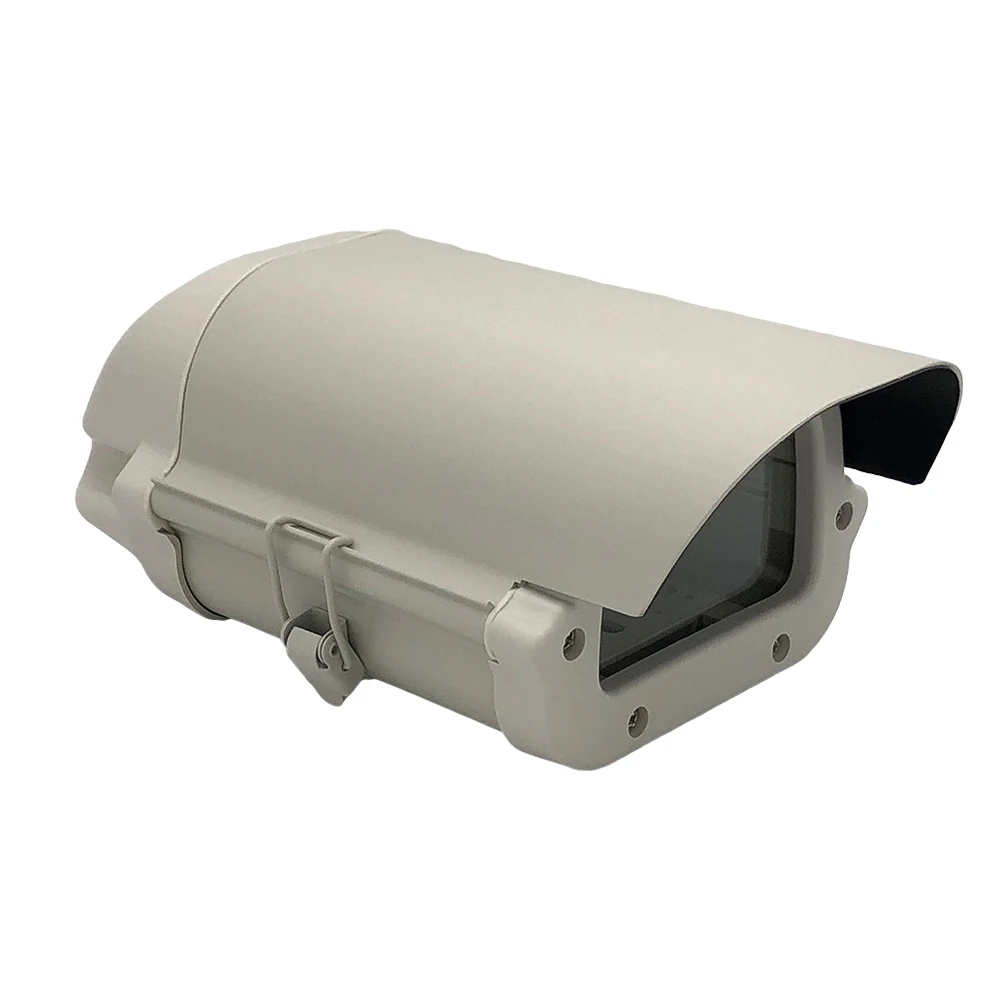 6 Inch Clear Glass Window Without Lens Cut Out Ring CCTV Camera Housing Outdoor Casing Waterproof Enclosure Aluminium Cover