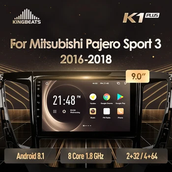 

KingBeats Android 8.1 head unit 4G Car Radio Multimedia Video Player Navigation GPS For Mitsubishi Pajero Sport 3 2016 2018