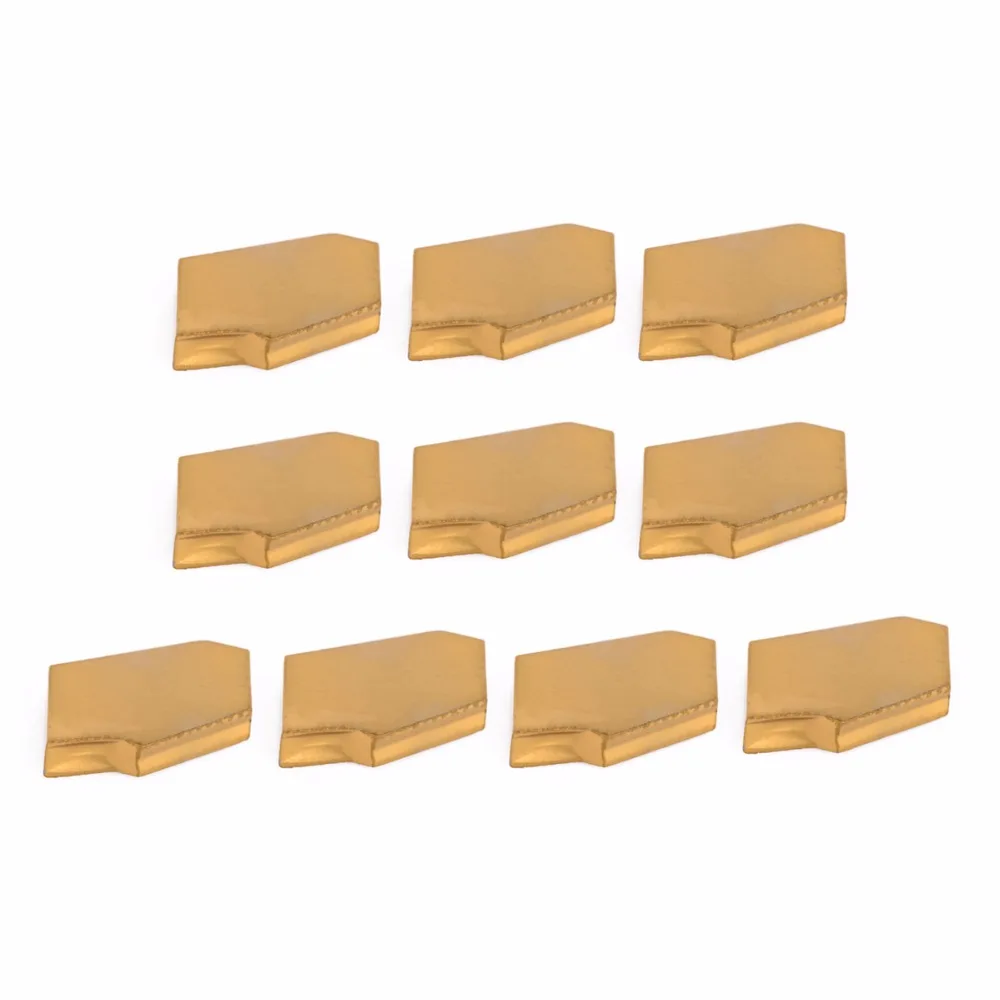 10pcs 2mm Width Carbide Inserts SP200 NC3020 Grooving Cut-Off Truning Tool Insert For Cutting Tool