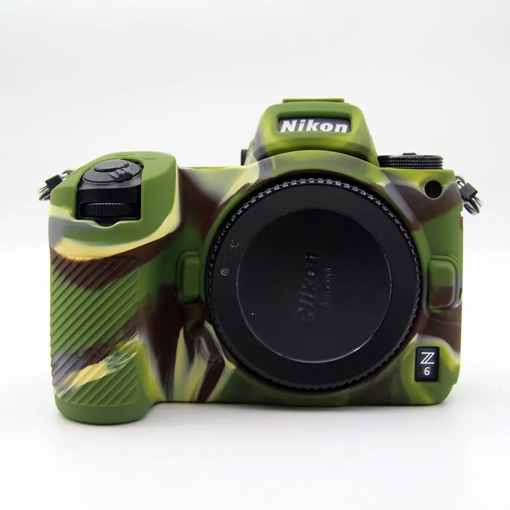 Силиконовый резиновый чехол для камеры защитный чехол для Nikon D3500 D5500 D5600 Z6 Z7 D750 D800 D810 защитный чехол для камеры - Цвет: Z6 Z7 camouflage