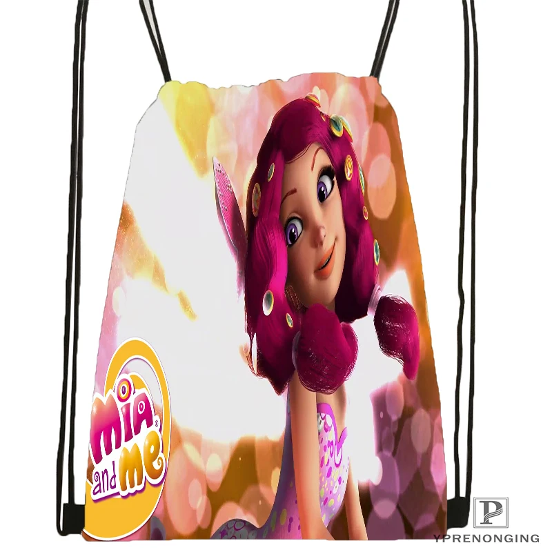 Custom My and Magic Me походная сумка на шнурке милый рюкзак для детей(черная спинка) 31x40 см#180531-04-01