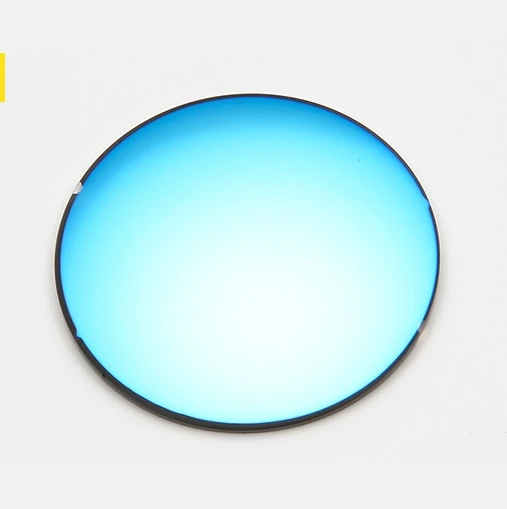 ice blue Разноцветный зеркальный поляризационный цветной асферический рецепт близорукость Пресбиопия CR-39 защита от излучения - Цвет линз: ice blue