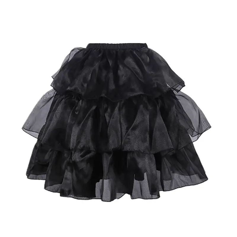 

Girls Cosplay Short Petticoat Women Fluffy Tutu Skirt Puffy Half Slip Crinoline AXYD