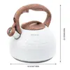 3L Stainless Steel Whistling Tea Kettle Stovetops Enamel Food Grade Tea Pot With Heat-Proof Handle For Gas Induction Cookers 5