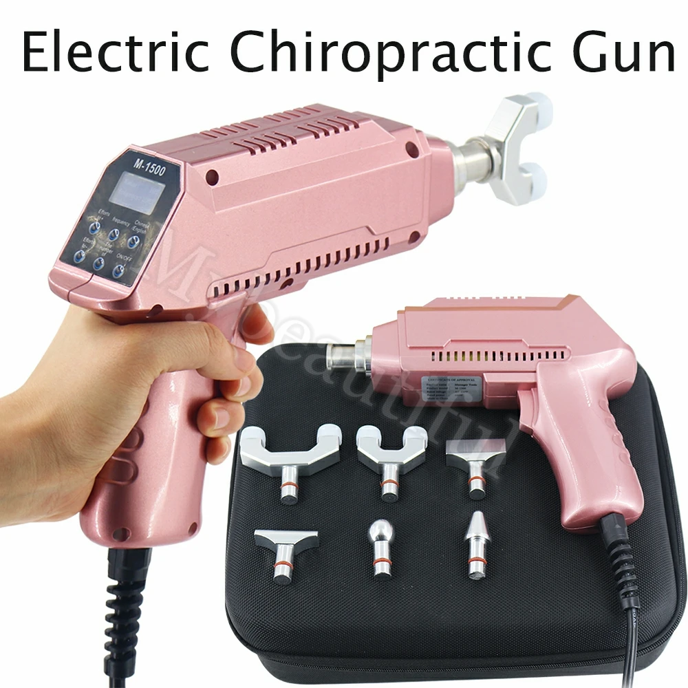 

Регулируемый инструмент для хиропрактики, портативный Электрический пистолет для коррекции хиропрактики и снятия боли, расслабляющий массажер для тела