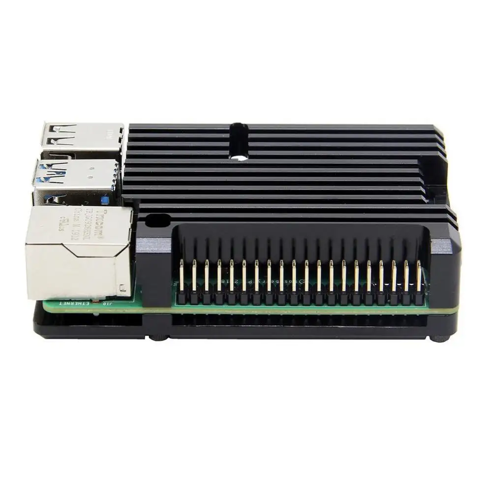 

Metal 4 Generation Housing For Raspberry Pi 4 Generation B+ Aluminum Alloy Box 4B Heat Sink Accessories