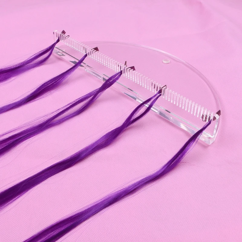 Acrylic Hair Display Stands Hanging Acrylic Hair Extensions Stand 1