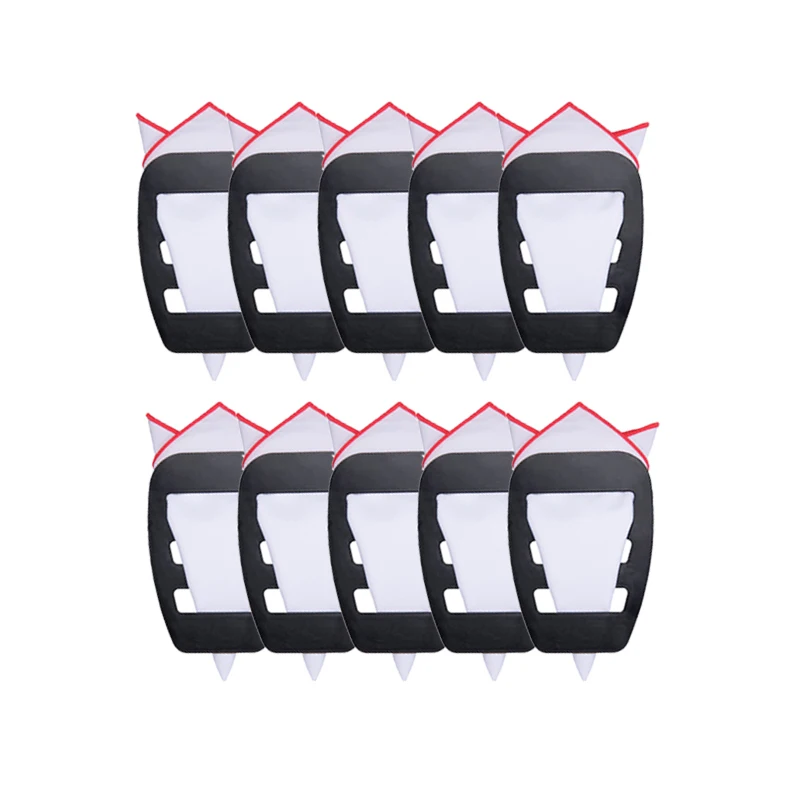 JZ-01-10pcs Hi-Tie 10 шт. Карманный квадратный держатель Органайзер для мужчин складной мужской костюм носовые платки HI-Tie JZ-01 - Цвет: JZ-01-10pcs