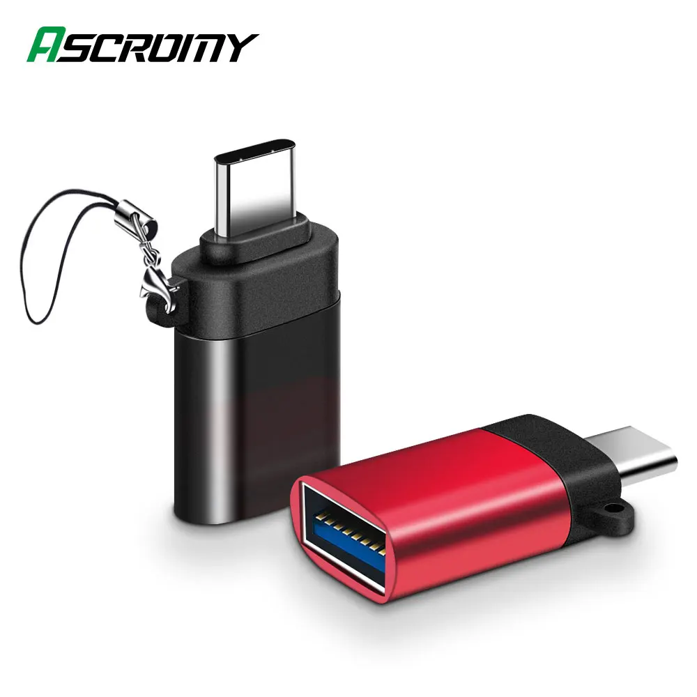 USB Type C OTG адаптер для Xiaomi Mi Note 10 9 8 Redmi Huawei P30 Pro Samsung S10 S9 S8 Oneplus 7 One Plus 7T USBC Tyepc