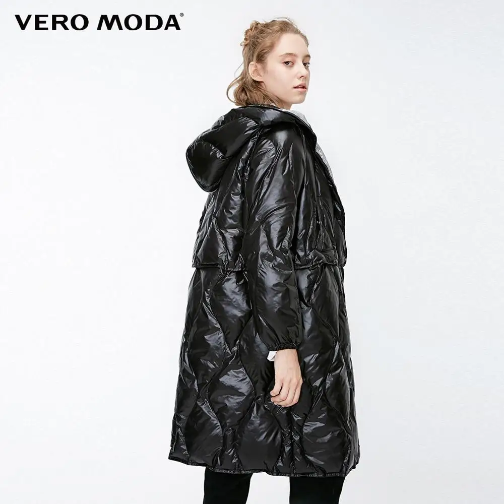Vero Moda женская новая куртка с капюшоном на молнии с пуговицами украшенная верхняя одежда стеганая куртка парка пальто | 318422503