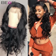Body Wave Wig 360 Lace Frontal Wig Transparent Lace Wigs Peruvian Lace Front Human Hair Wigs For Black Women Beyo