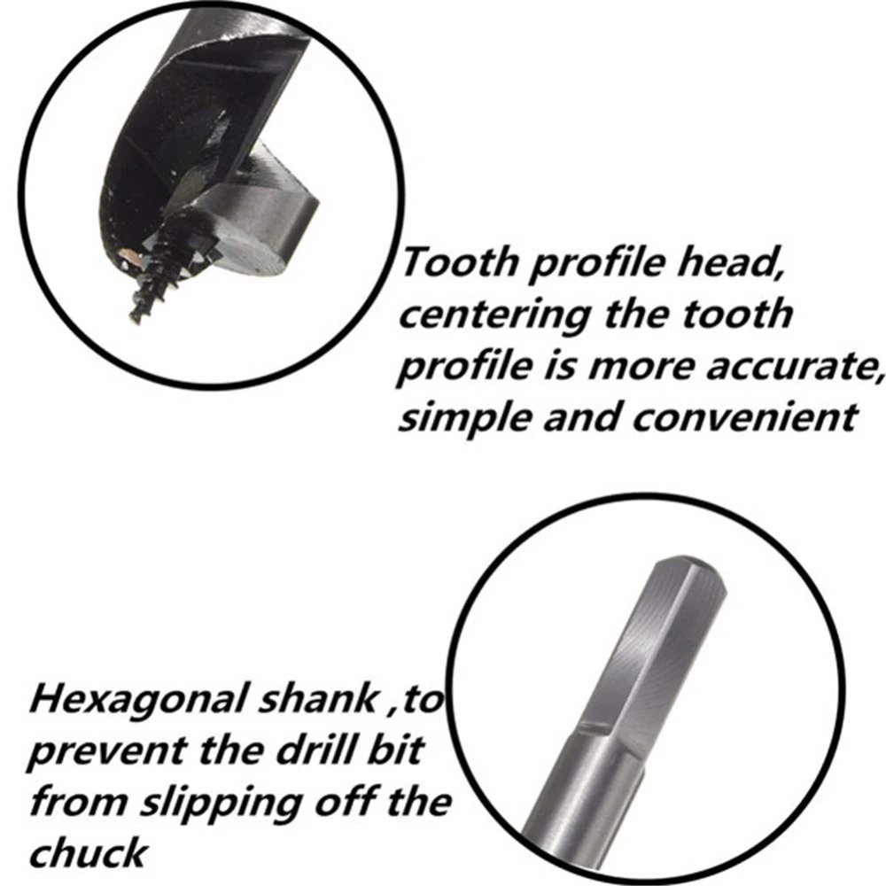 460mm Wood Spiral Drill Bits with Center Point High Strength Woodworking Drilling Tool Hex Shank SDS Auger Drill Bit Spiral Wood 460mm Wood Spiral Drill Bits with Center Point High Strength Woodworking Drilling Tool Hex Shank SDS Auger Drill Bit Spiral Wood