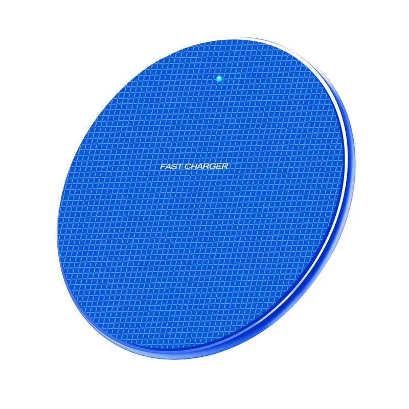 blue Беспроводное зарядное устройство OLAF 10 Вт для iPhone 8 X XR XS Max быстрая Беспроводная зарядка для samsung S10 S9/S9+ S8 Note 9 - Цвет: blue
