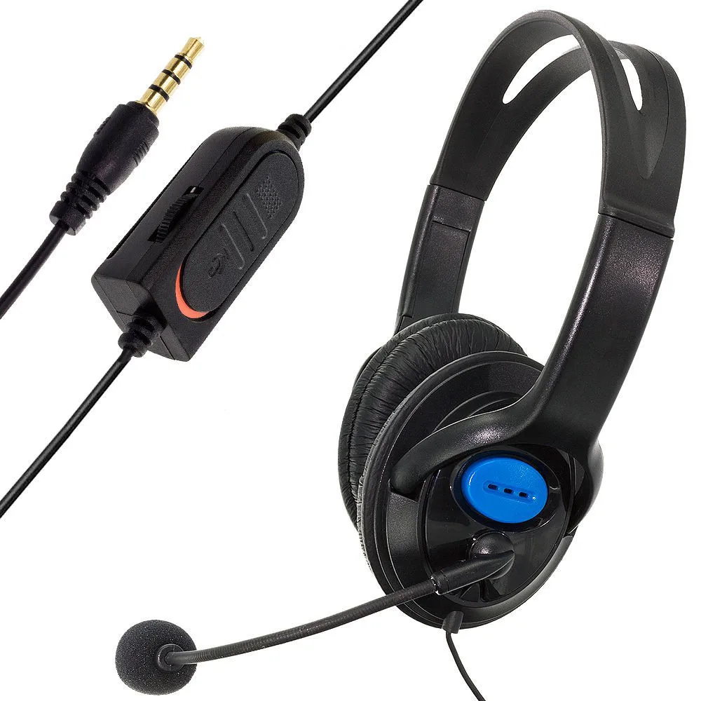 Wired Gaming Headset Headphones with Microphone for PS4 PC Laptop Phone Suitable for PC Laptop PS4 Game Console F812