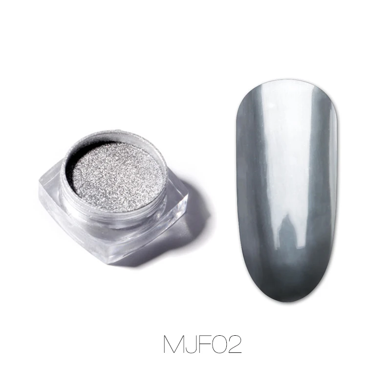 Nailwind дизайн ногтей зеркальный блеск пигмент порошок хром голографический Маникюр все украшения Дизайн Маникюр основа верхнее покрытие - Цвет: MJF02