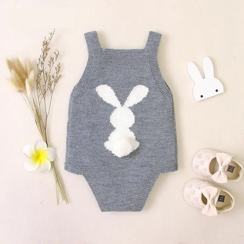 Cartoon Infant Jumpsuit Clothes Newborn Baby Girl Boy Sleeveless Romper Overalls Onesies Kid Clothing Toddler Clothes