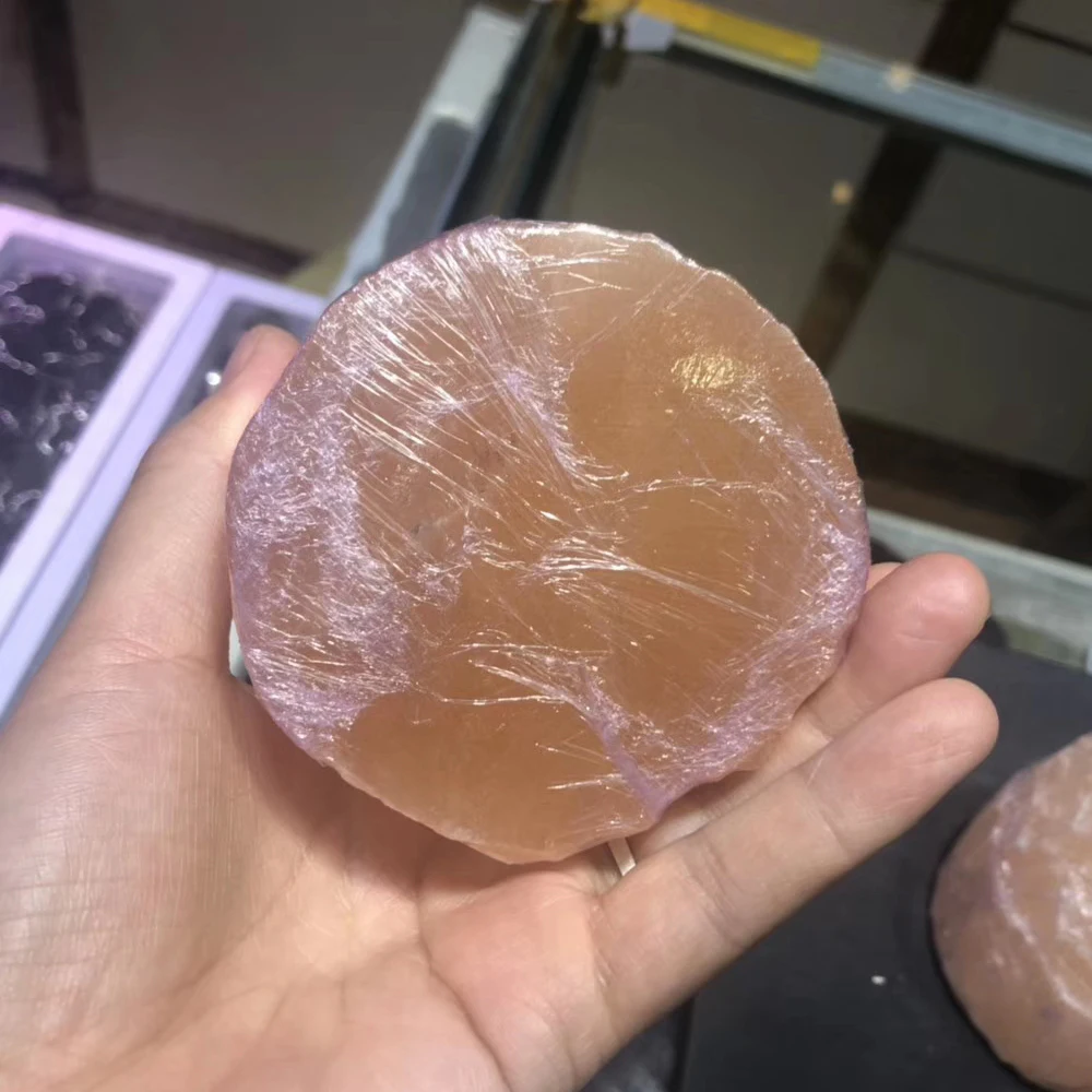 Натуральный оранжевый selenite candleholder драгоценный камень подсвечник развеять отрицательную энергию медитации рейки кварц для лечения минеральных пятен