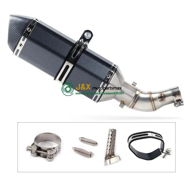 MT-03 MT03 мотоцикл глушитель трубы среднего звенья трубы Escape для YAMAHA YZF-R3 R3 R25 R30 слипоны