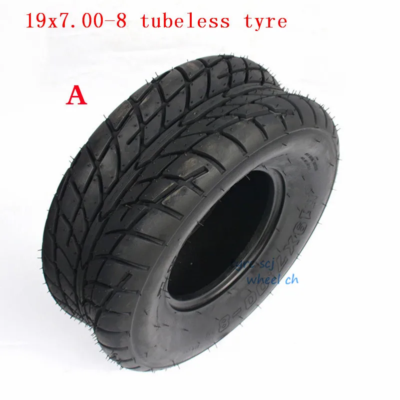 8 дюймов ATV шина 19x7-8 подходит для четырехколесного мотоцикла vehcile 50cc 70cc 110cc 125cc маленький ATV передние или задние колеса 19x7. 00-8 шины - Цвет: tyre A