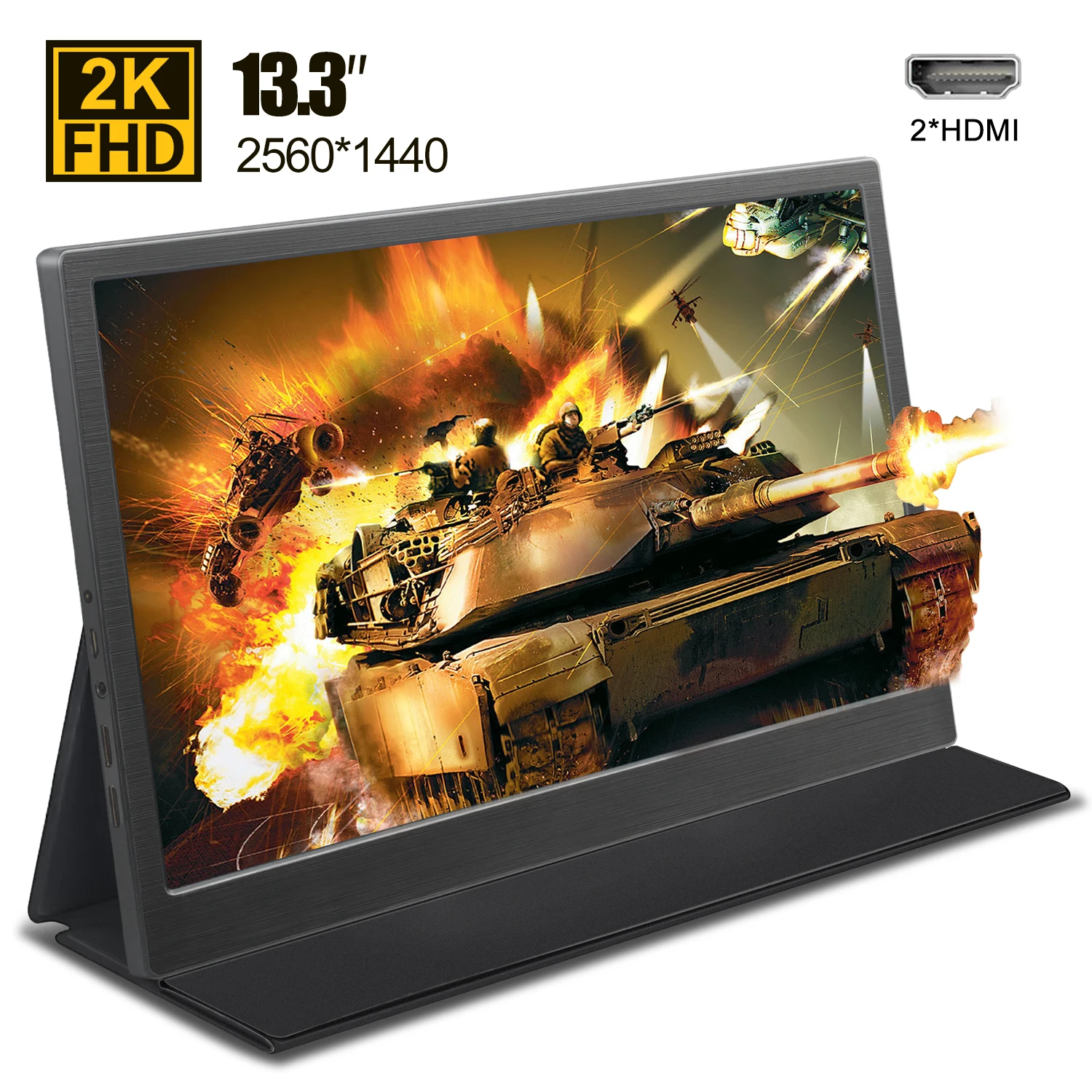 13 3 дюймов мини HDMI портативный монитор 2K 2560x1440 HDR для Ps4 Xbox игры портативных ПК ЖК