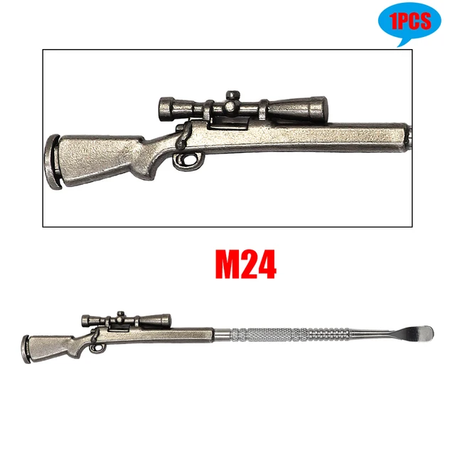 TOPPUFF AWM RPG M416 Smokes Wax Carving Tool Stainless Steel Multifunctional Titanium Nail Dabber Dab Spoon Smoking Accessoires M24