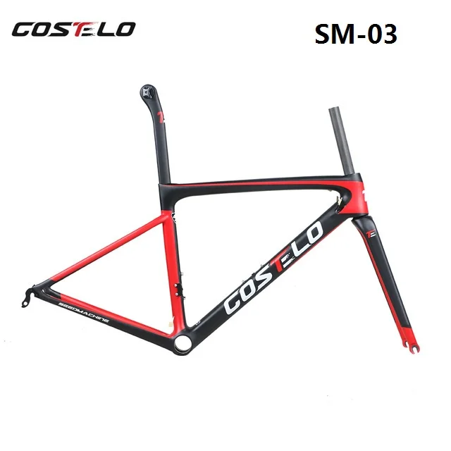 Costelo Speedmachine 3,0 Ультра светильник 790 г диск из углеродного волокна Рама для шоссейного велосипеда велосипедная Рама Bicicleta дешевая рама - Цвет: SM-03