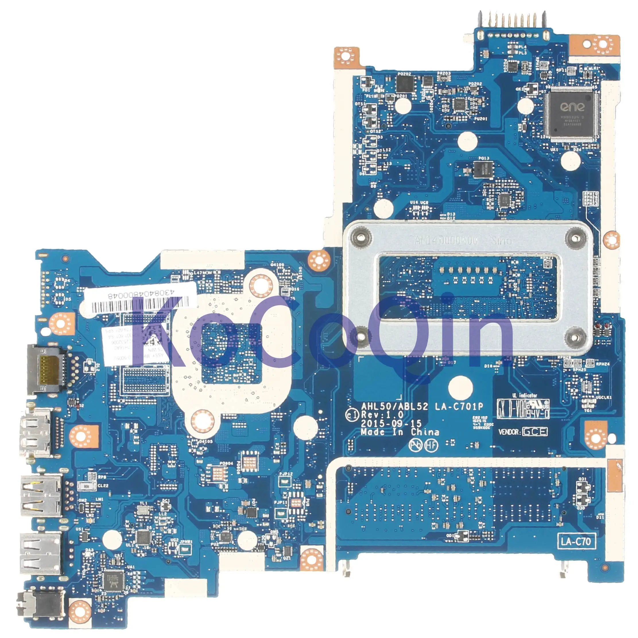 KoCoQin материнская плата для ноутбука hp павильон 15-AC Core SR27G I3-5005U материнская плата 828301-601 828179-501 LA-C701P