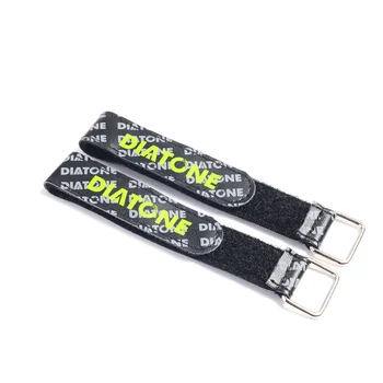 

2PCs Wear-resistant Iron Buckle Leather Battery Straps 2 Pieces 115-210mm Length 10mm 12mm Width 2-6S for RC FPV Racing Drone