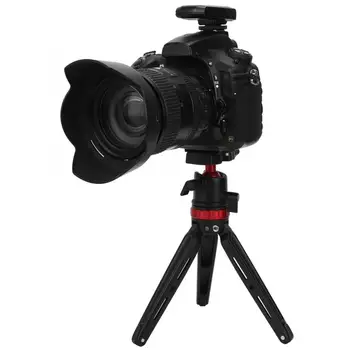 

Aluminium Alloy Mini Desktop Adjustable Tripod with 360 Degree Panoramic Ball Head for Mirrorless Camera/SLR Camera/Mobile Phone