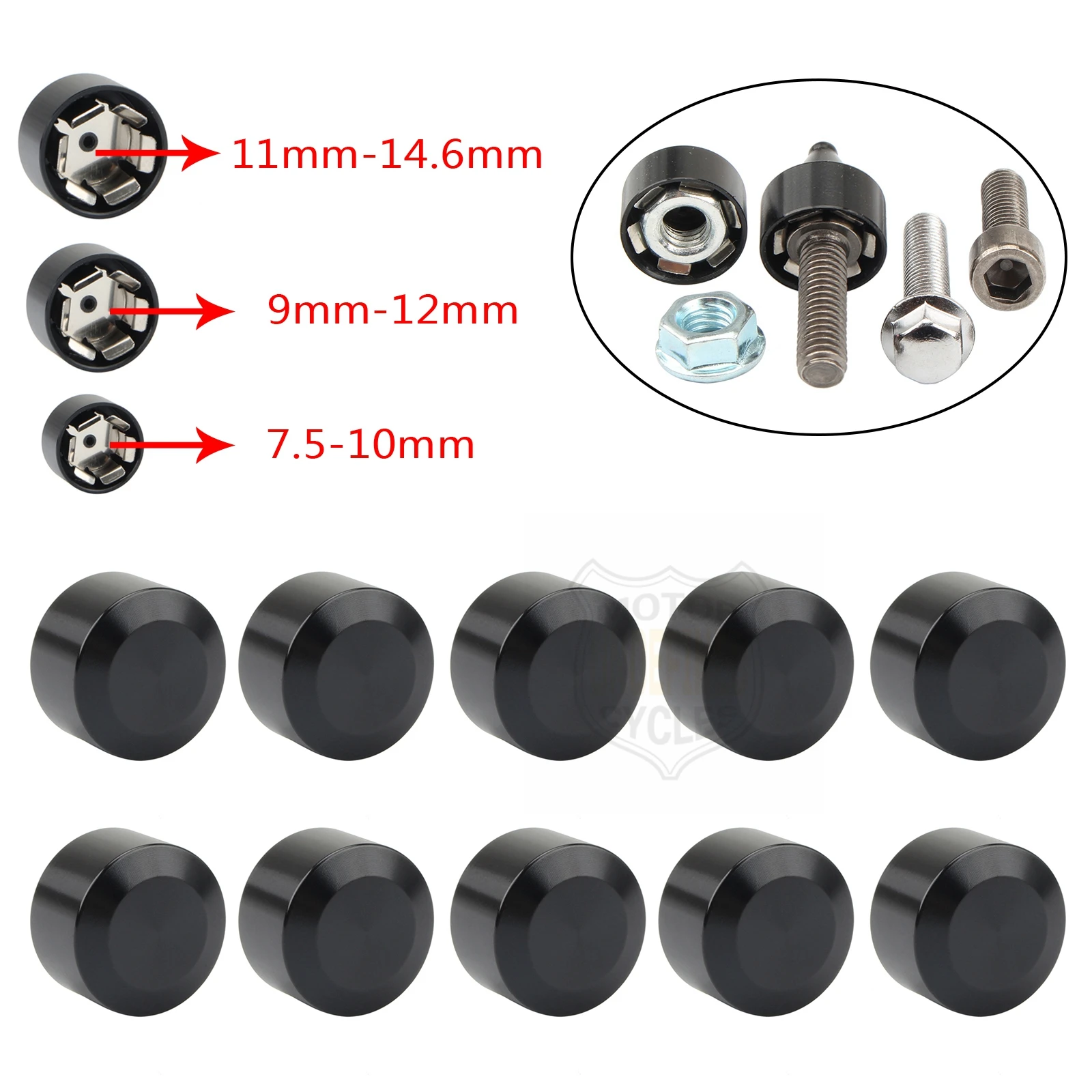 10pcs Head Bolt Cover For Harley Twin Cam Dyna Softail Touring FLH Chrome Schrauben Motor Topper Screw Caps Motorcycle Aluminum 10pcs Head Bolt Cover For Harley Twin Cam Dyna Softail Touring FLH Chrome Schrauben Motor Topper Screw Caps Motorcycle Aluminum