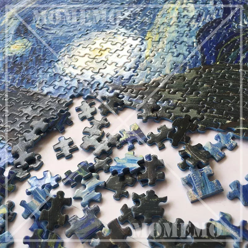 Розовые Конфеты дом пластиковые игрушки-головоломки 1000 штук DIY головоломки для взрослых красивая мозаика с пейзажем игры Детские игрушки Подарки